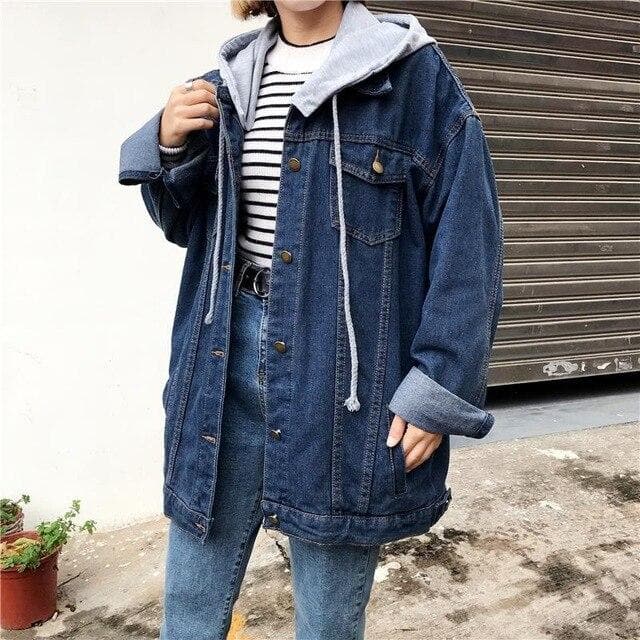 Hooded Denim Jacket