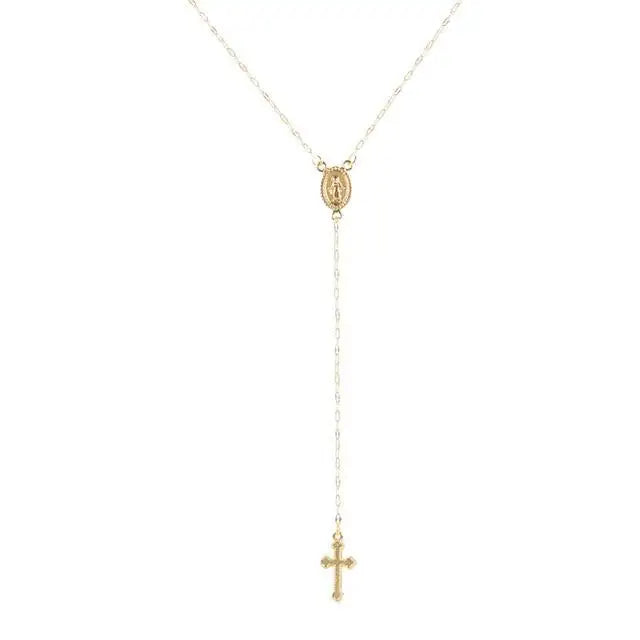 Ivyshape | Elegant Rosary Necklace for Women