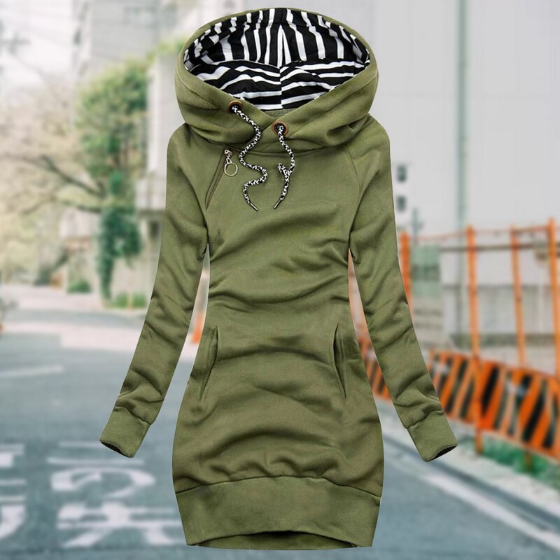 Ivyshape | Oversized Hooded Sweater