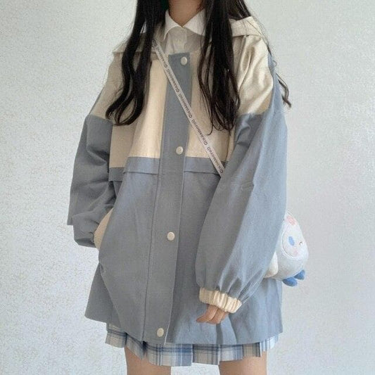 Two-Colored Raincoat