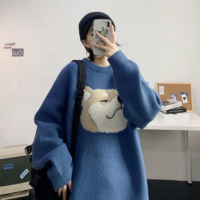 Shiba Inu Doge Knit Sweater