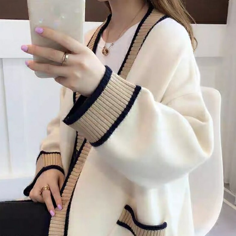 Knit Cardigan With Big Pockets