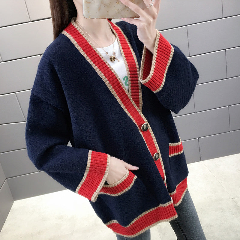 Knit Cardigan With Big Pockets