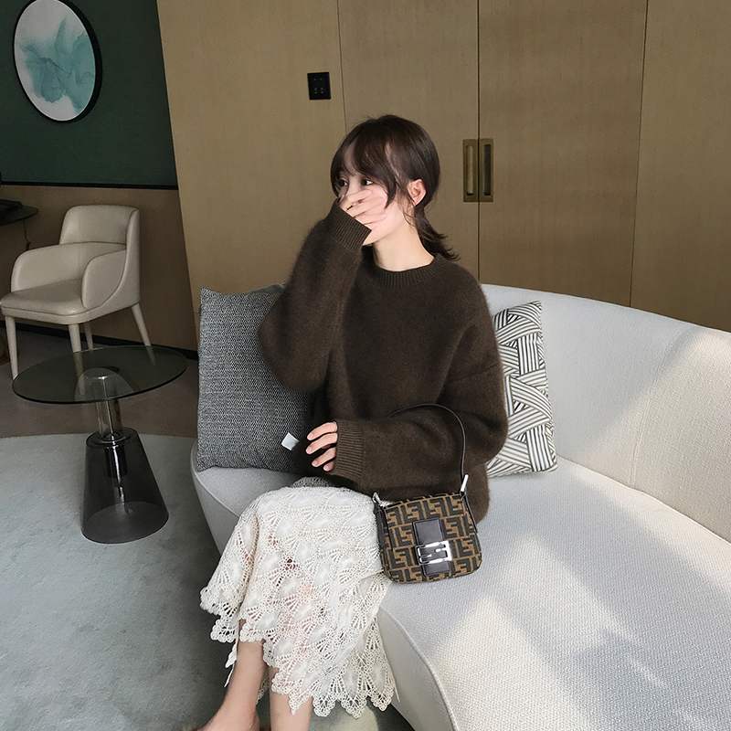 Cashmere Sweater With Dropped Shoulders