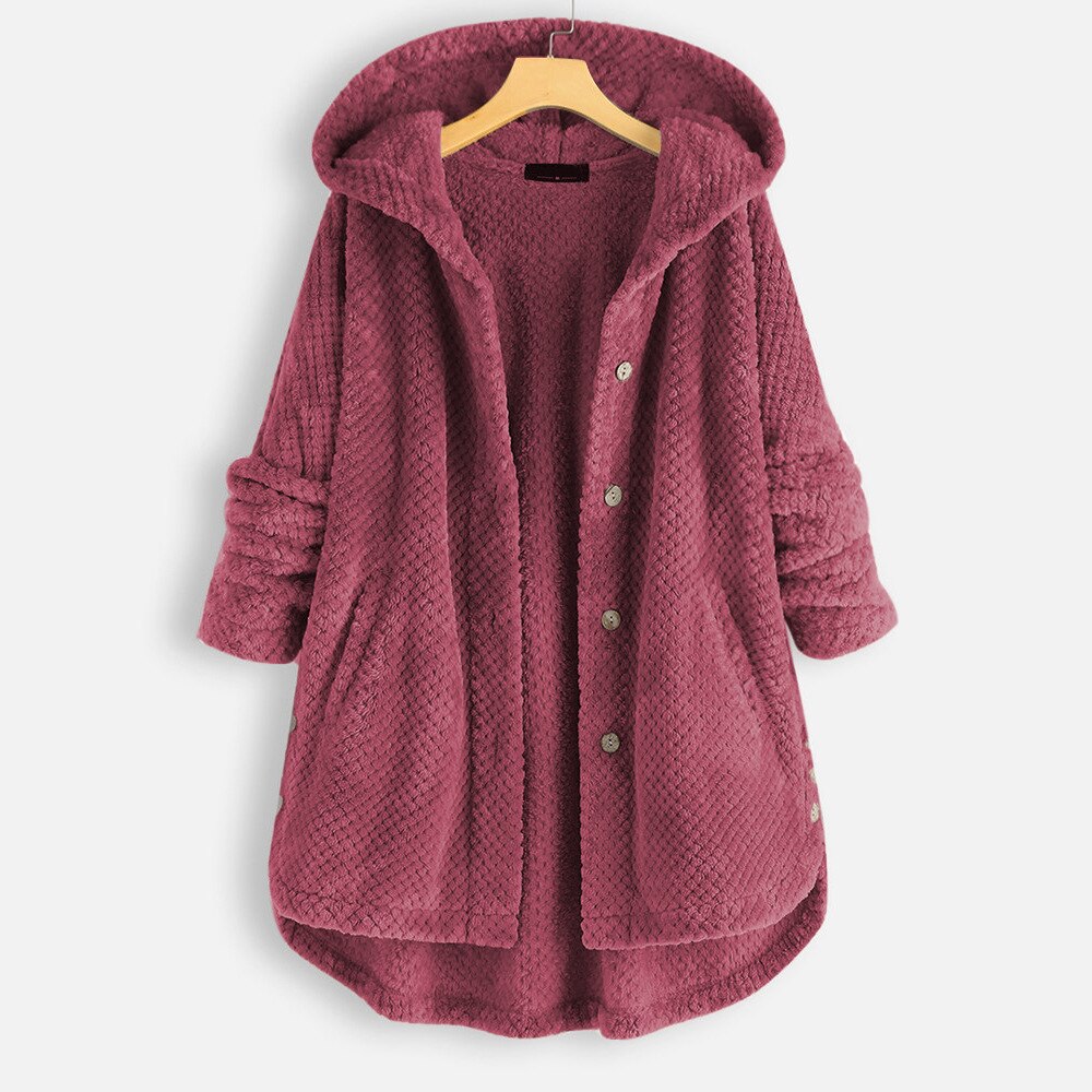 Ivyshape | Oversized Hooded Jacket for Women Arabella