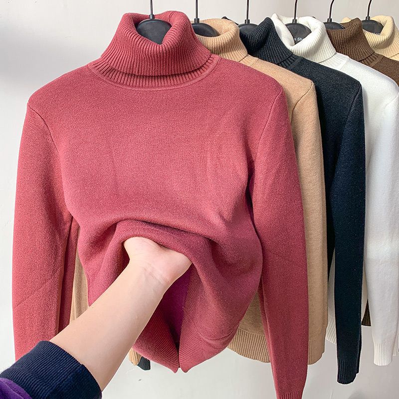 Ivyshape | Warm Turtleneck Pullover