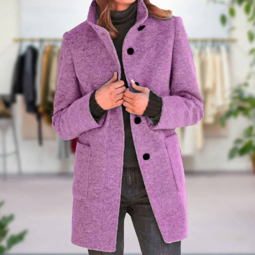 Ivyshape | Wool Blend Coat