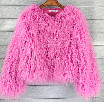 IvyShape | Fluffy Short Jacket