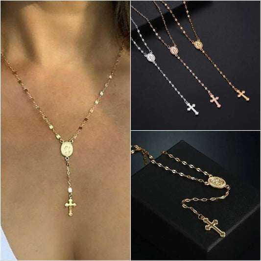 Ivyshape | Elegant Rosary Necklace for Women
