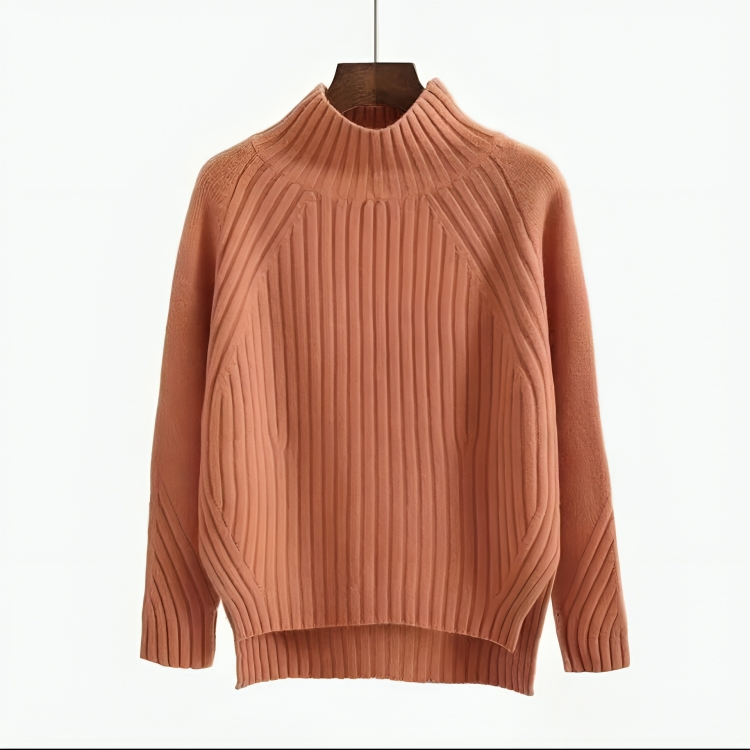 Ivyshape | Knitted Turtleneck Stylish Sweater