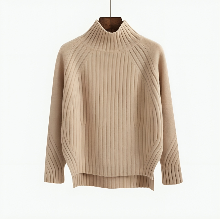 Ivyshape | Knitted Turtleneck Stylish Sweater