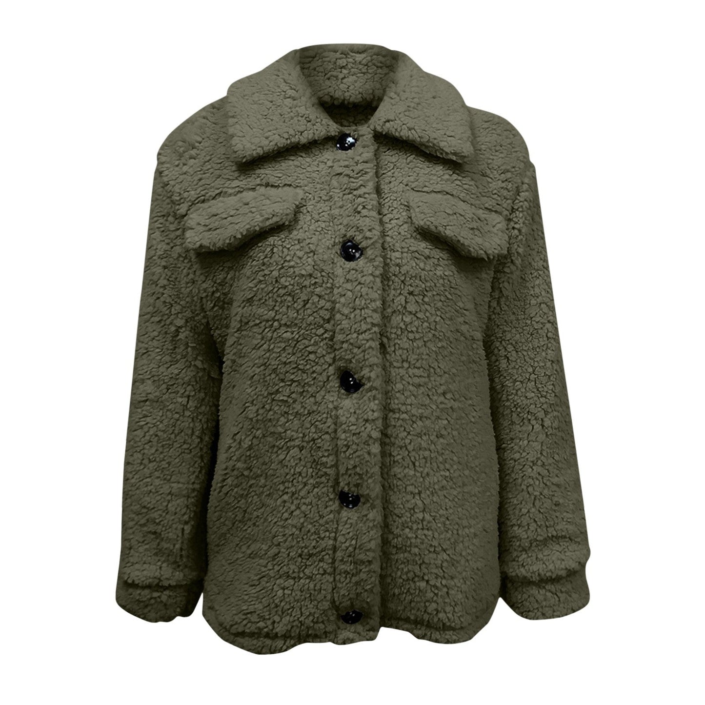 Ivyshape | Women's Teddy Jacket Made of Fleece