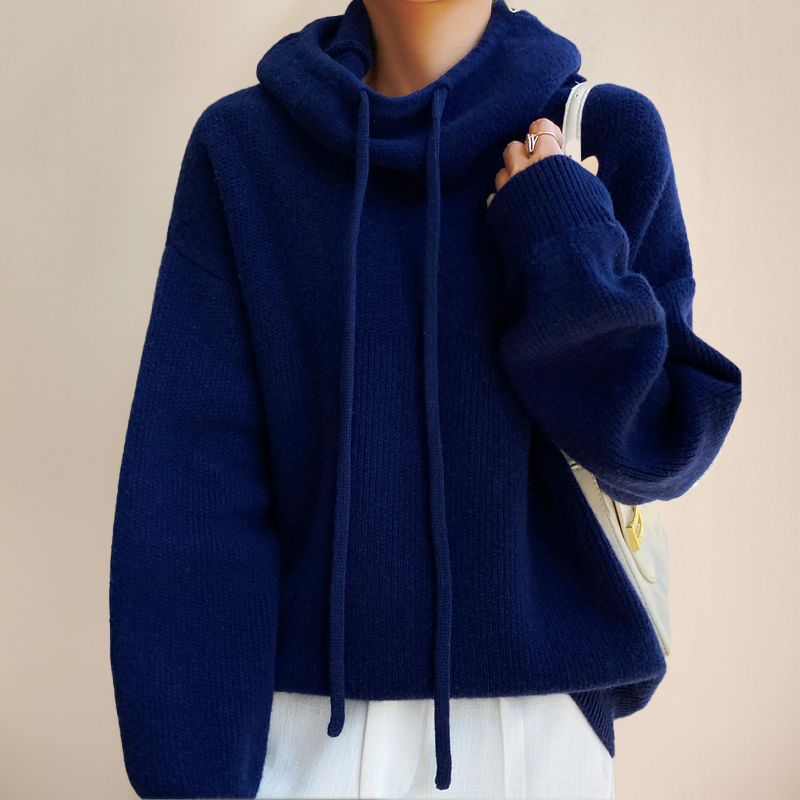 Ivyshape | Women's Oversized Hoodie Knitted