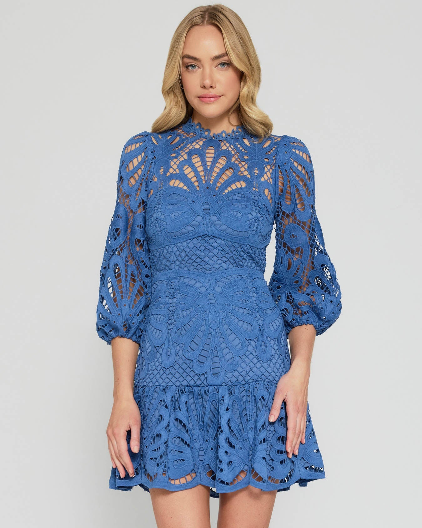 Blue Lace Dress