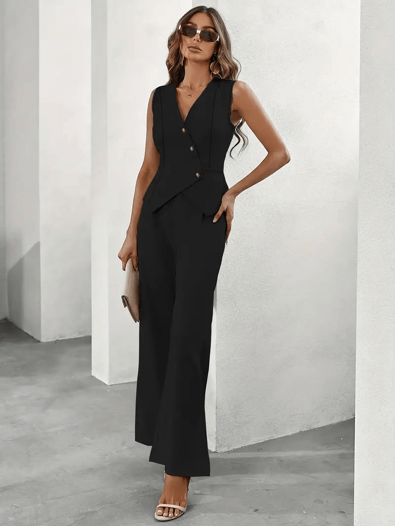 IvyShape | Elegant Jumpsuit Set for Every Occasion Women's Suit