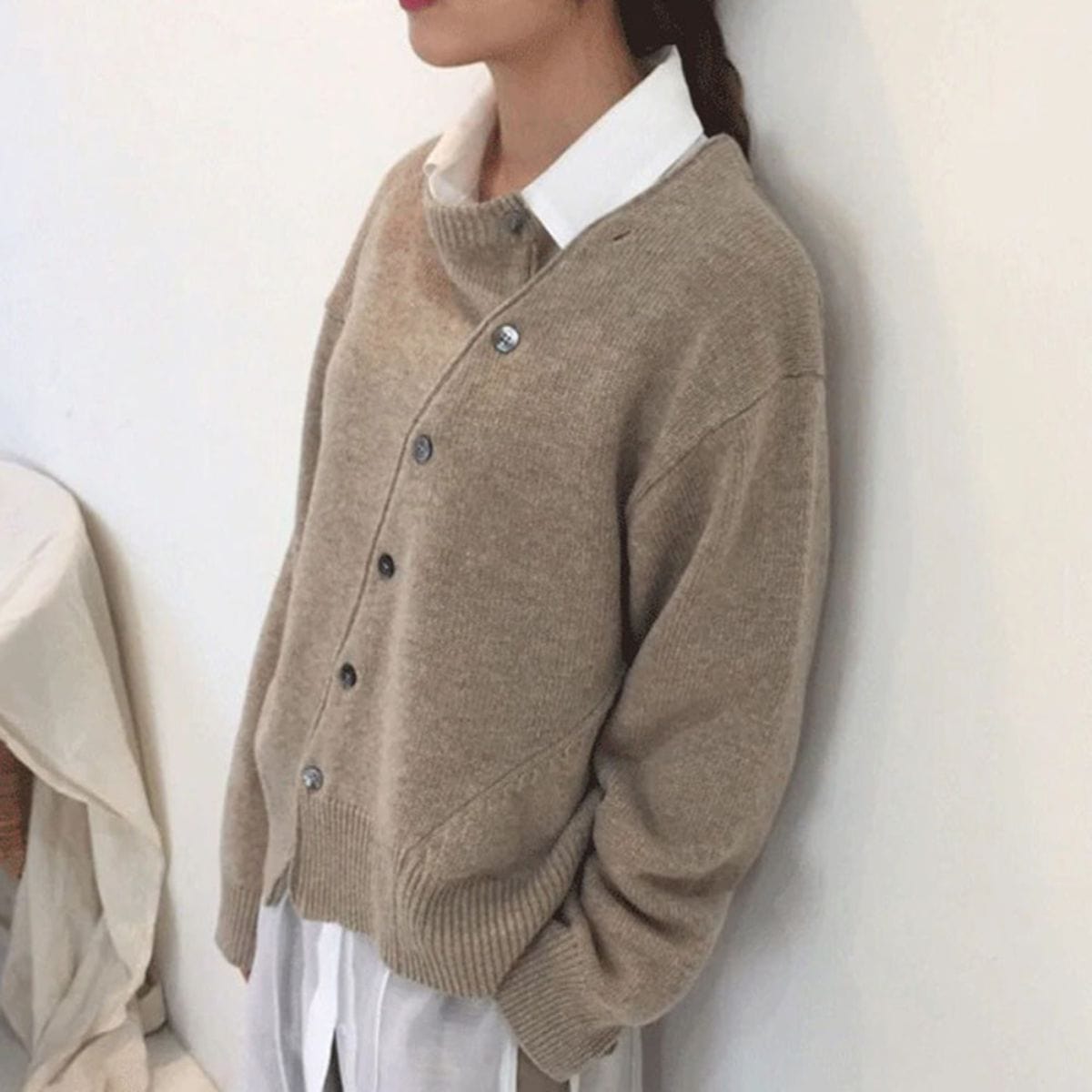 Ivyshape | Wool Oversized Women's Sweater