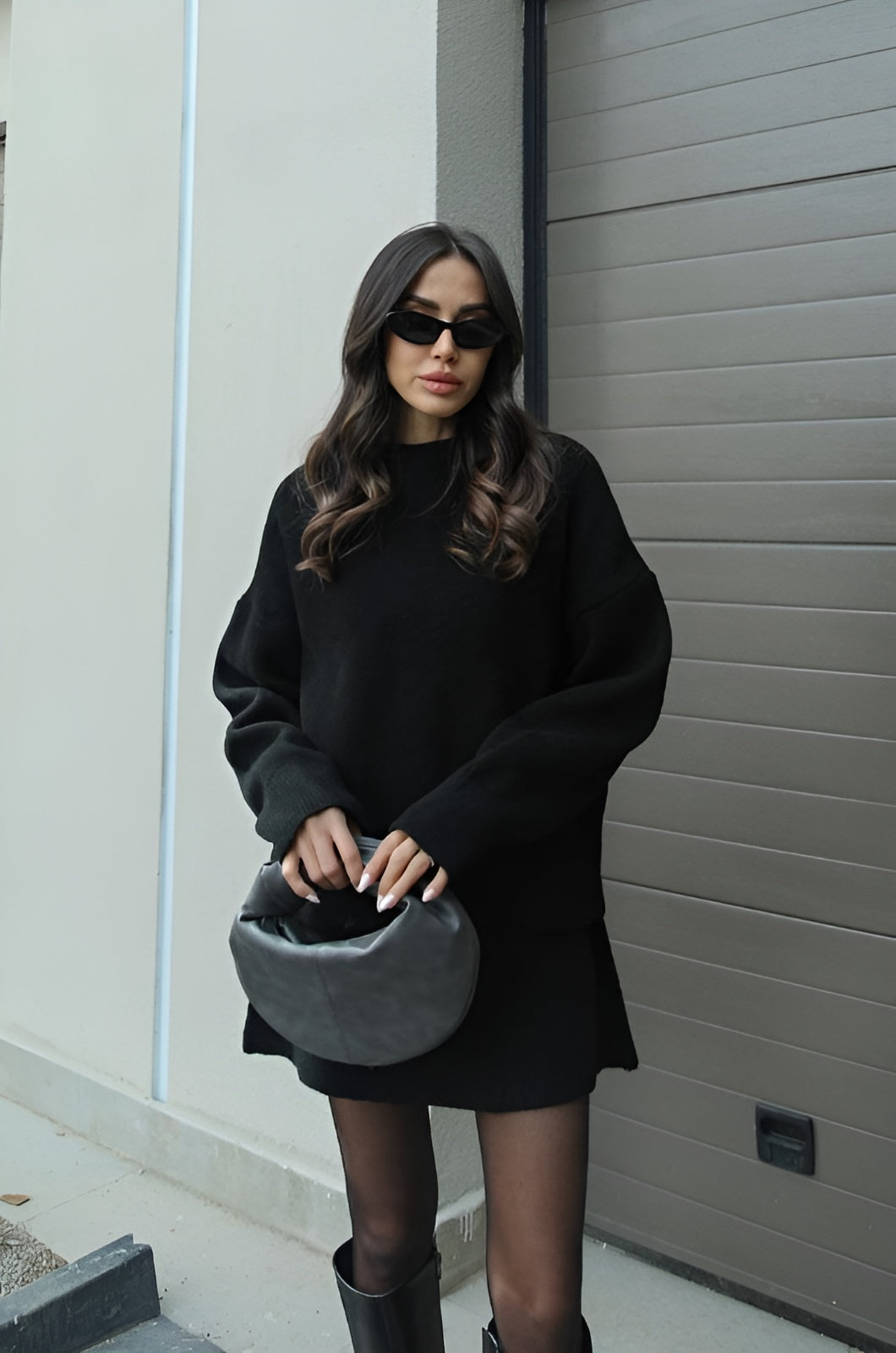 Ivyshape | Chic Sweater And Skirt Set