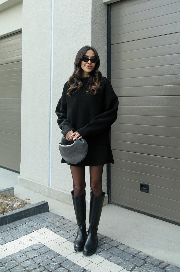 Ivyshape | Chic Sweater And Skirt Set