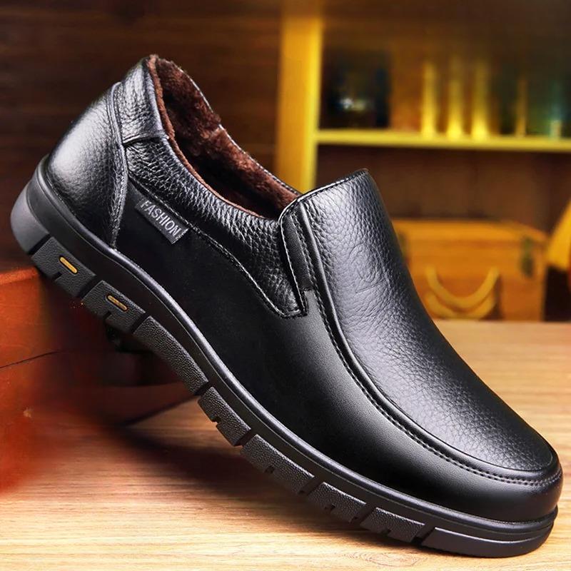 Ivyshape | Men's Casual Shoes Made of Genuine Leather