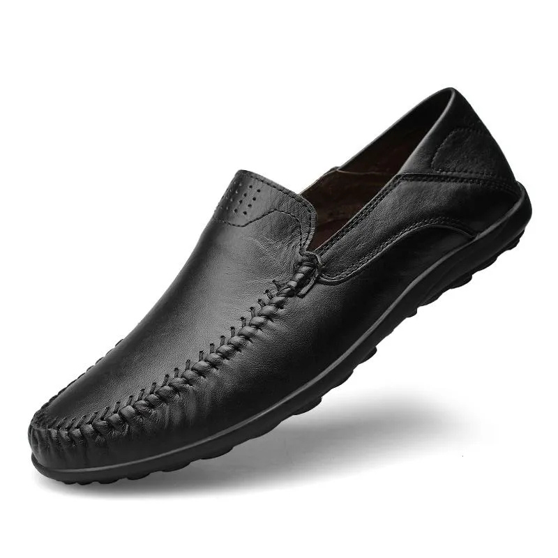 Ivyshape | Men's Summer Loafer Black