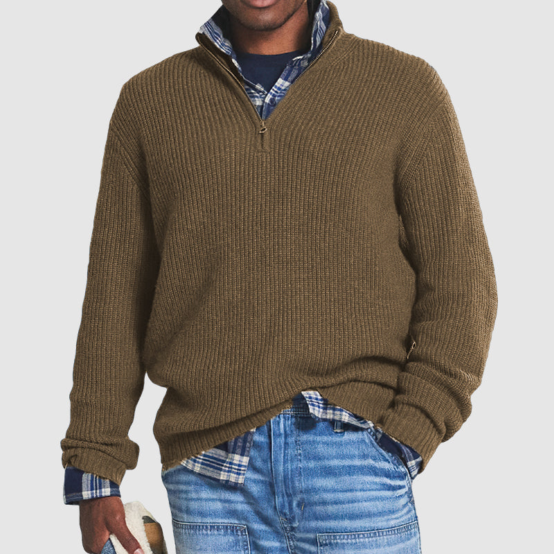 Ivyshape | Cody Pullover Business Casual with Zipper