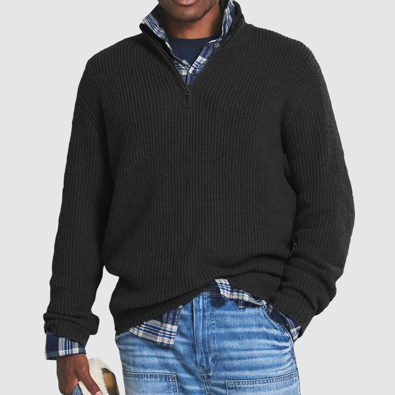 Ivyshape | Cody Pullover Business Casual with Zipper