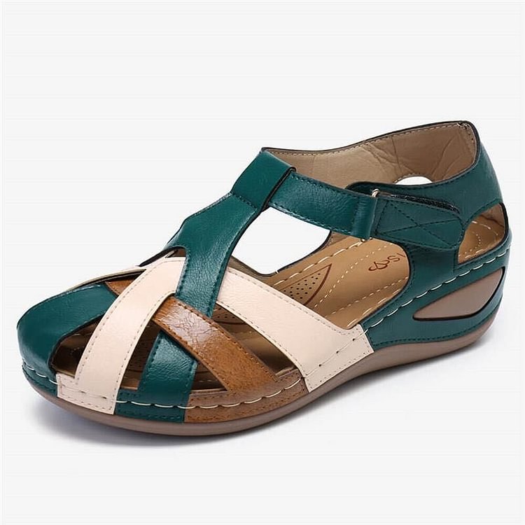 Ivyshape | Women's Retro Sandals Leather