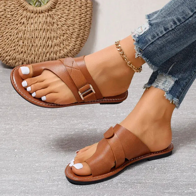 Ivyshape | Cozy Hallux Valgus Sandals for Women