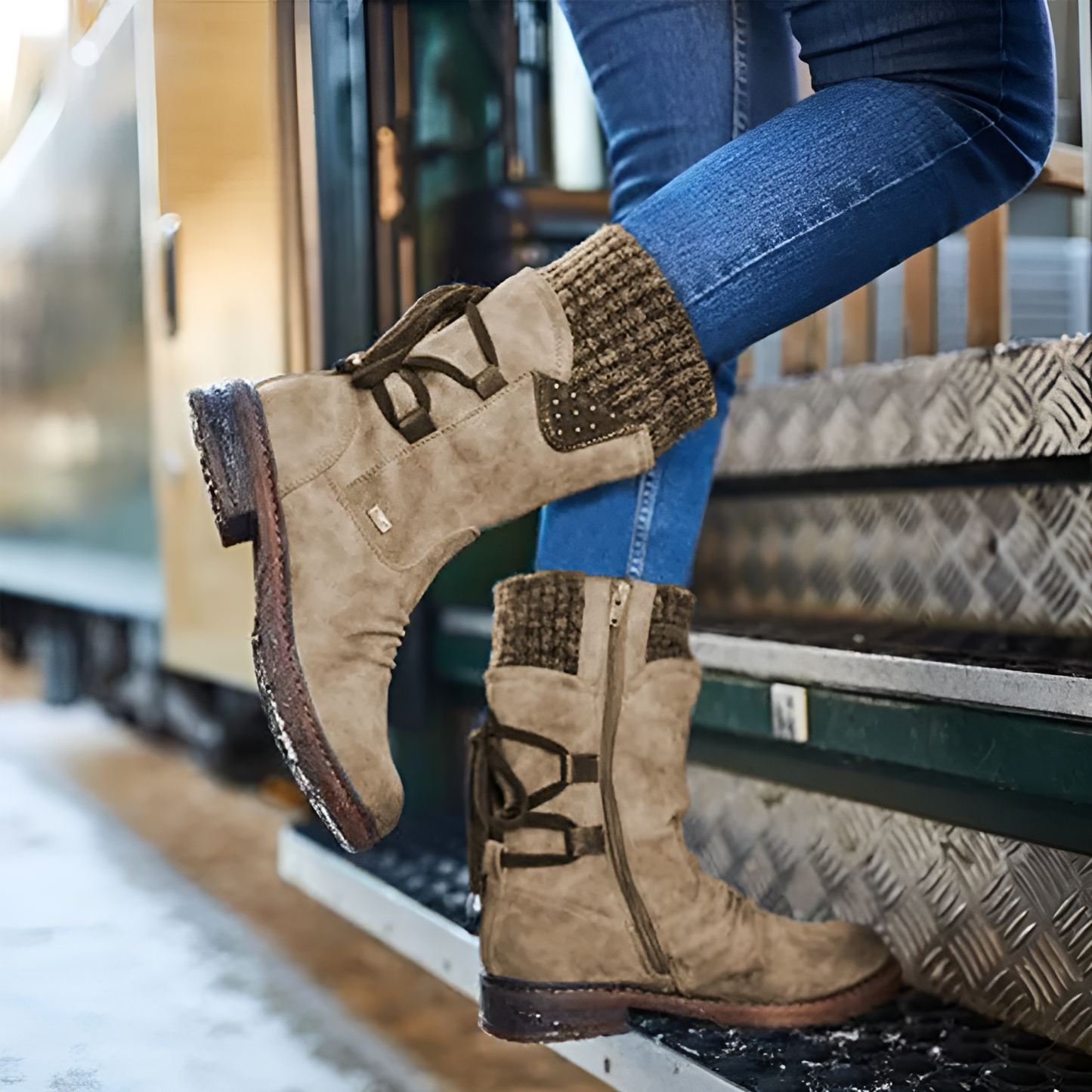 Ivyshape | Padded Snow Boots