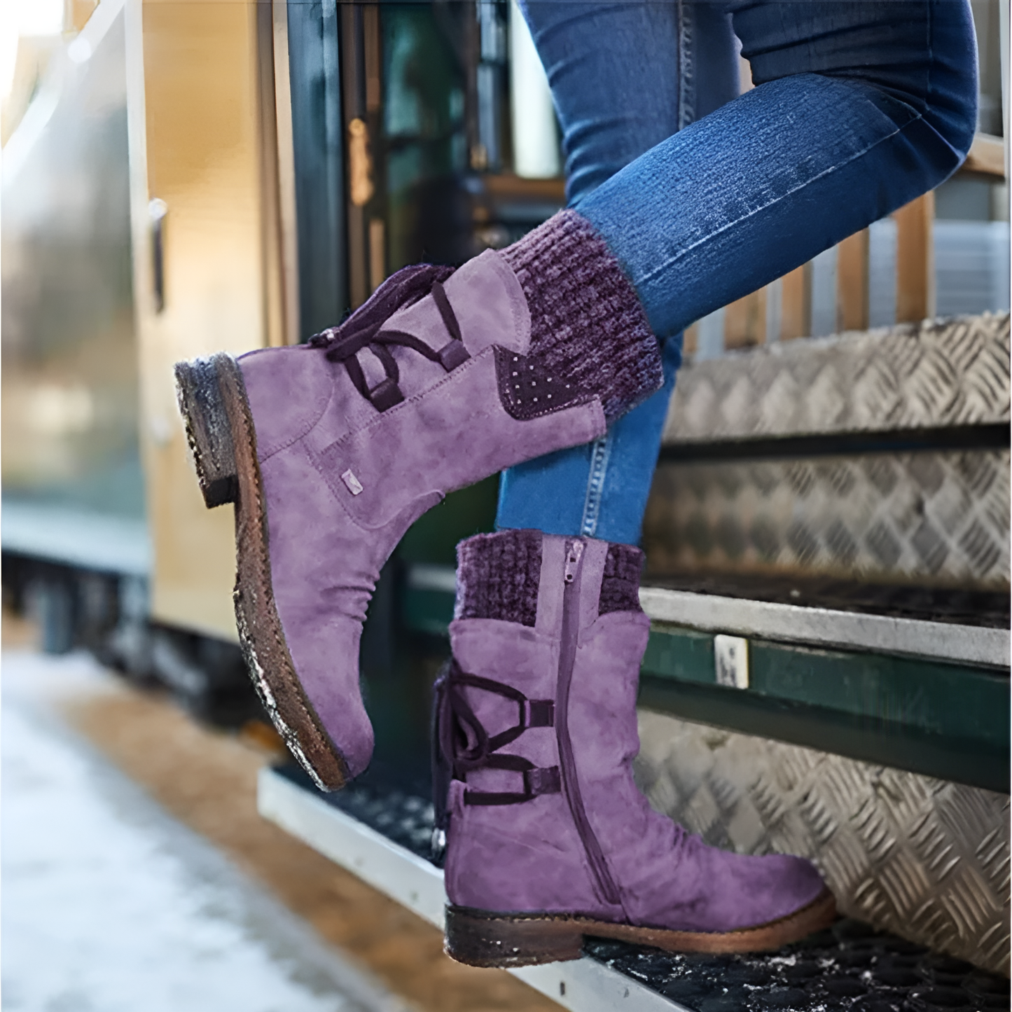 Ivyshape | Padded Snow Boots