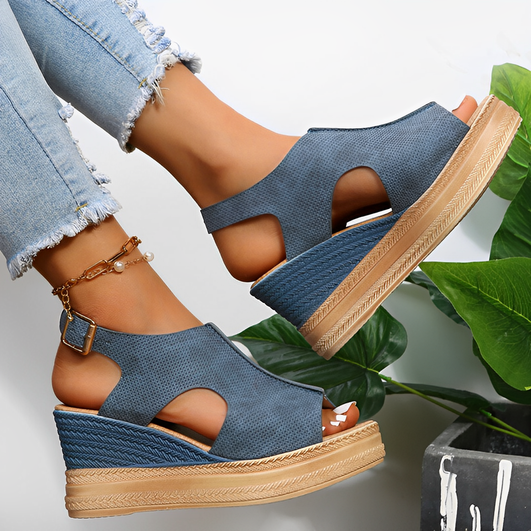 Ivyshape | Women's Stylish Platform Sandals Wedge