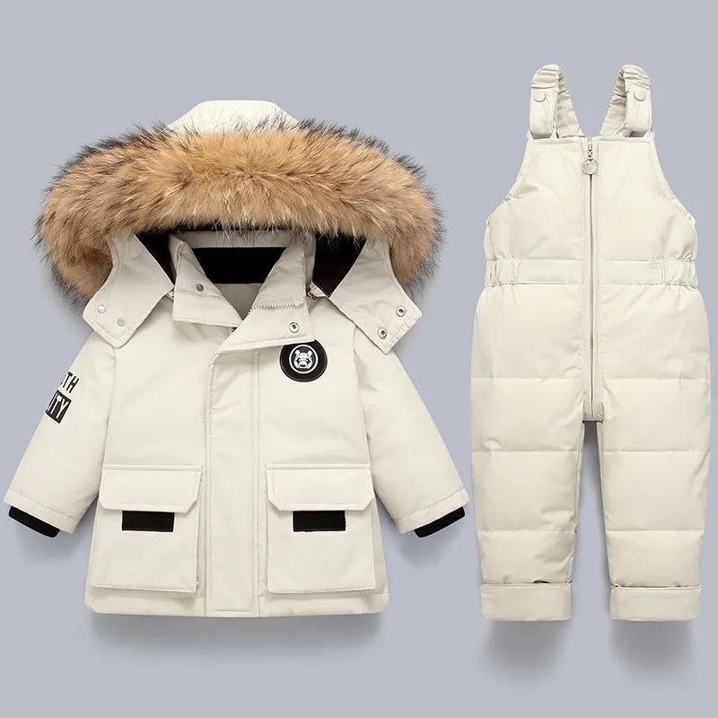Ivyshape | Children's coat + overall