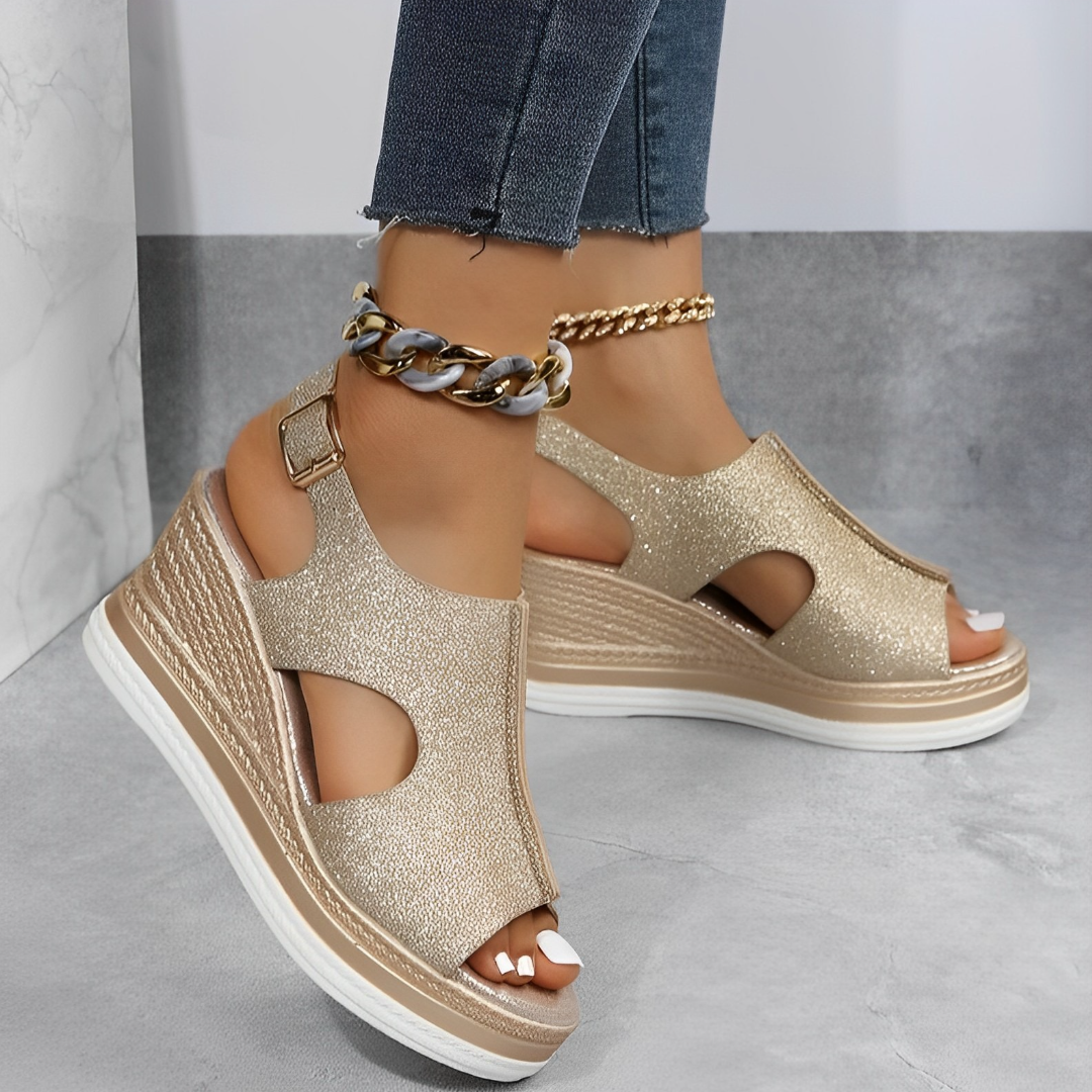 Ivyshape | Women's Stylish Platform Sandals Wedge