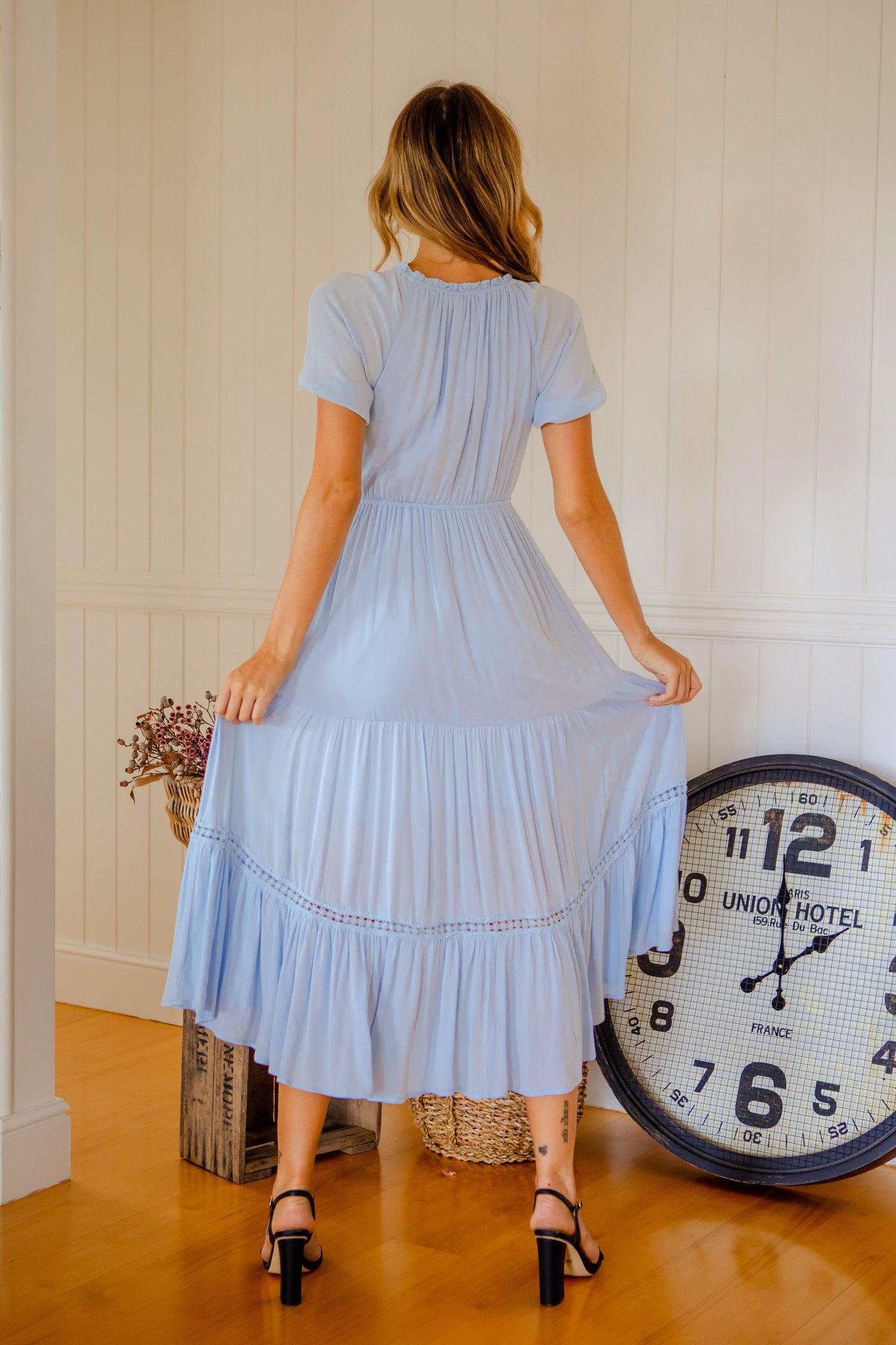 Teegan Dress - Light Blue