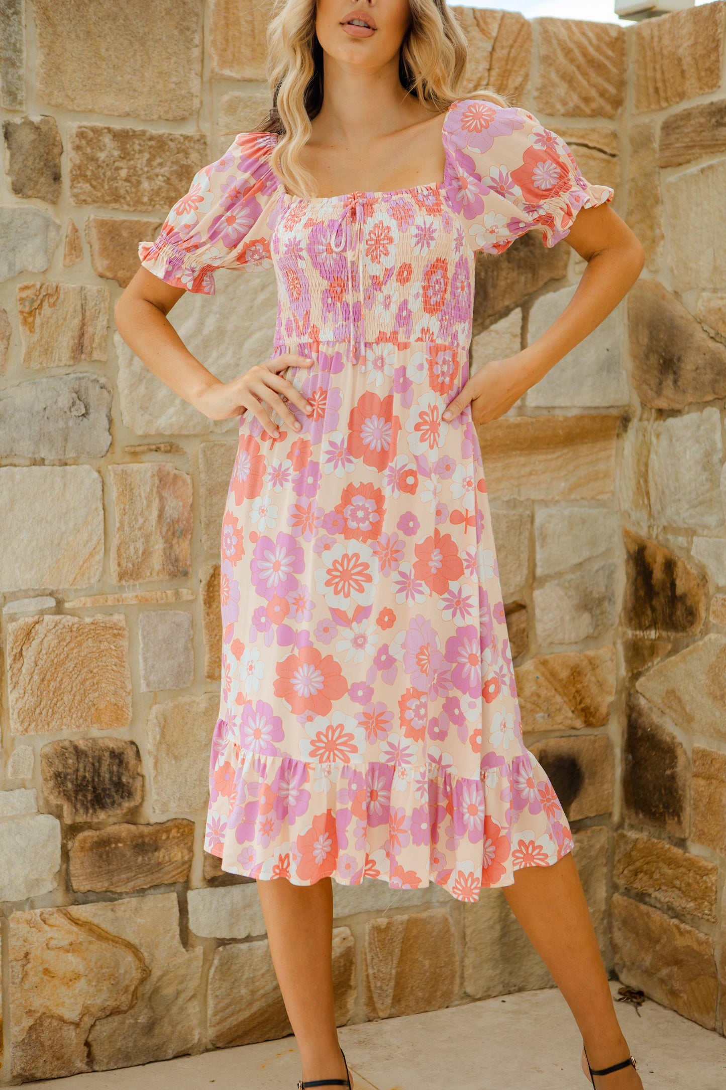 Trinity Dress - Rose Pink