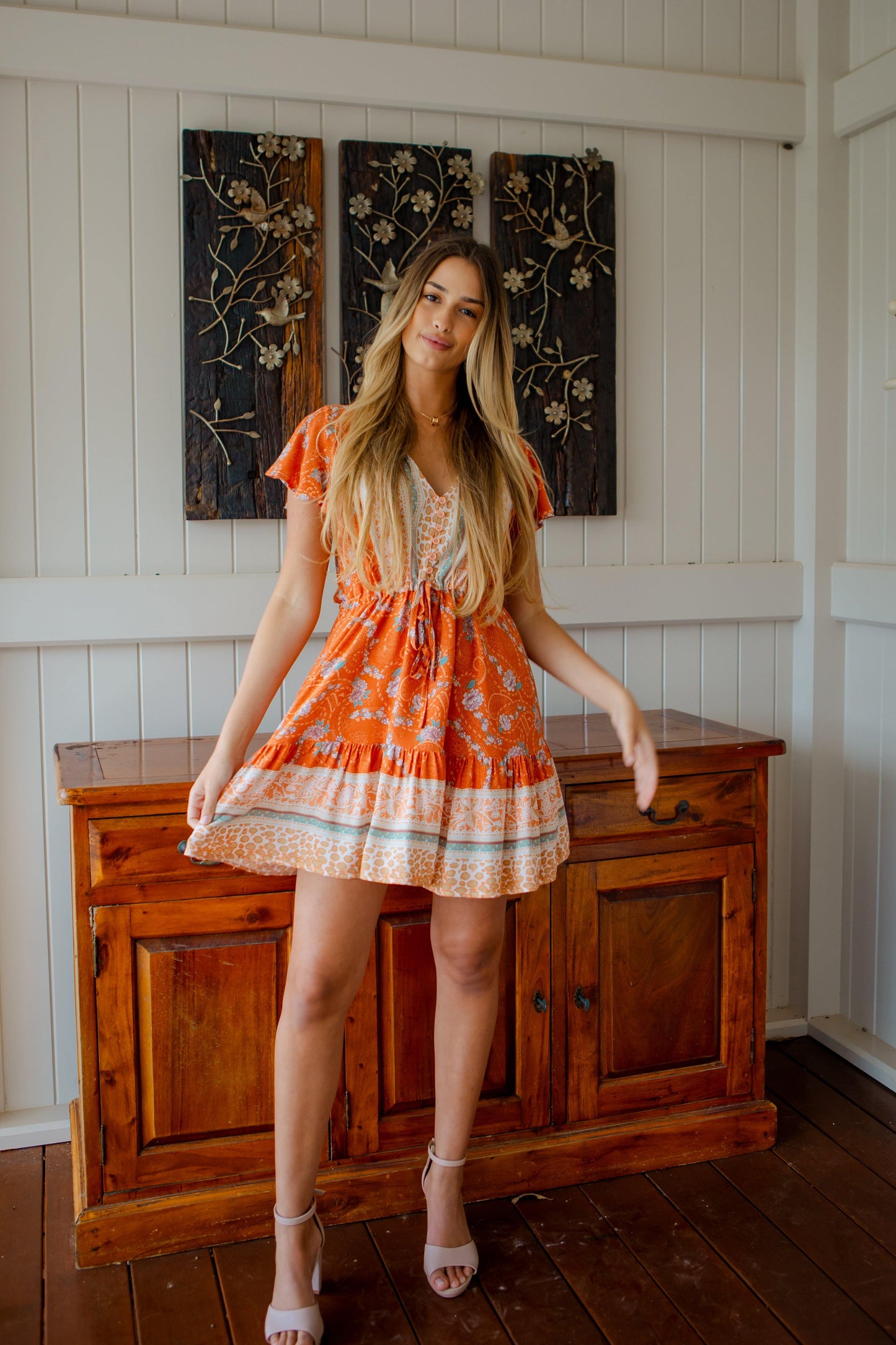 Nala Dress - Rust