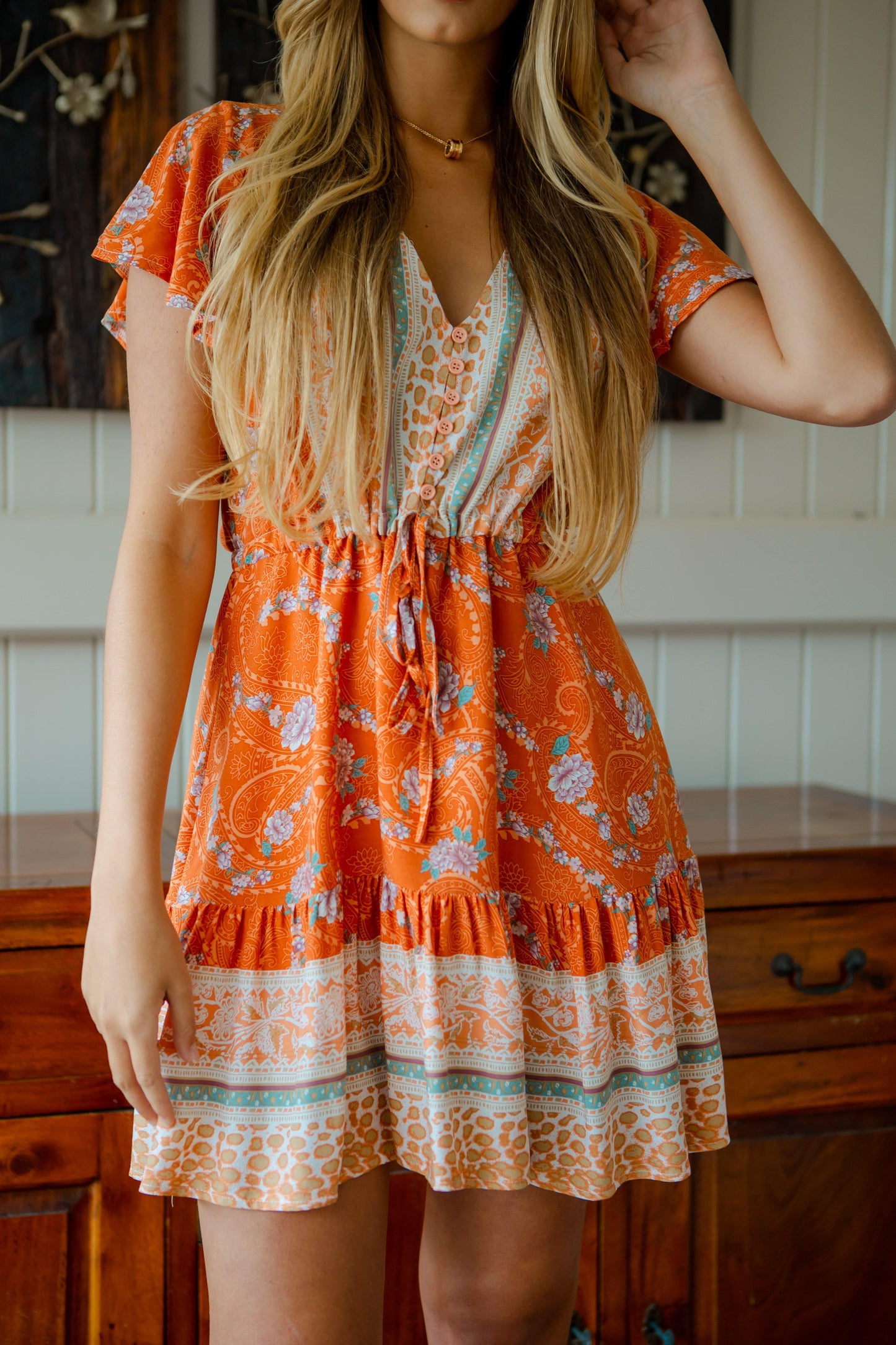 Nala Dress - Rust