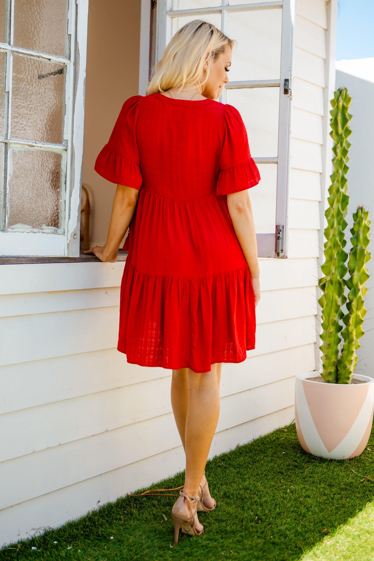 Emerson Dress - Luscious Red