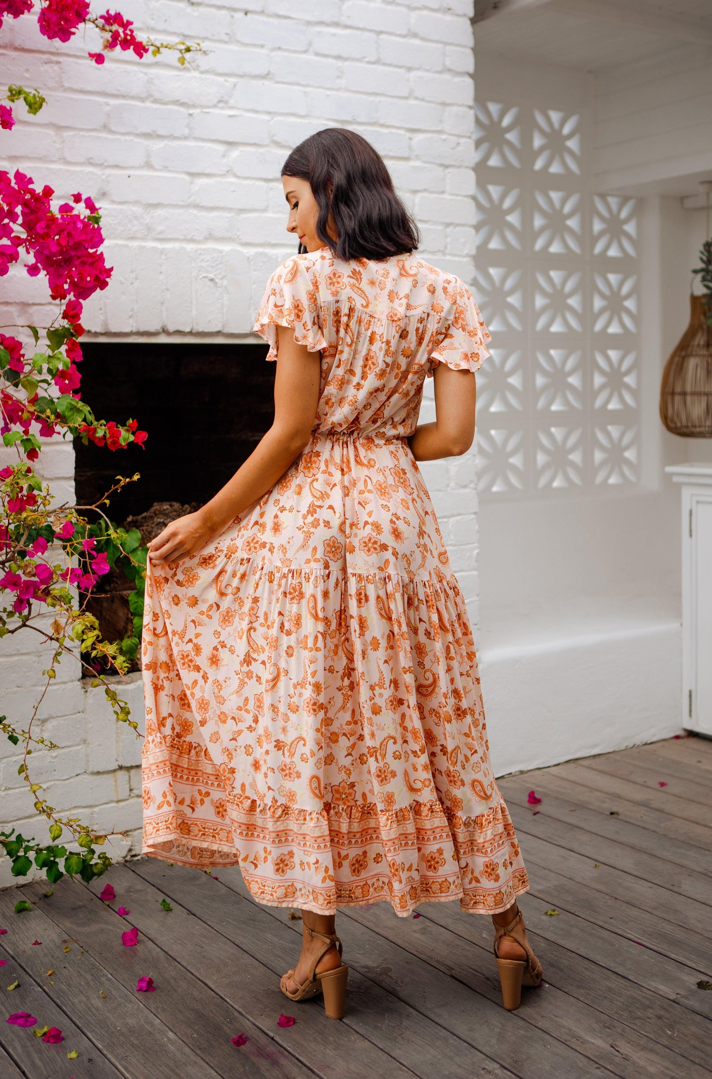 Ember Dress - Apricot Delight