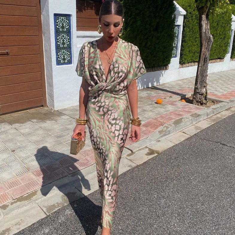 Ivyshape | Elegant Twisted Maxi Dress