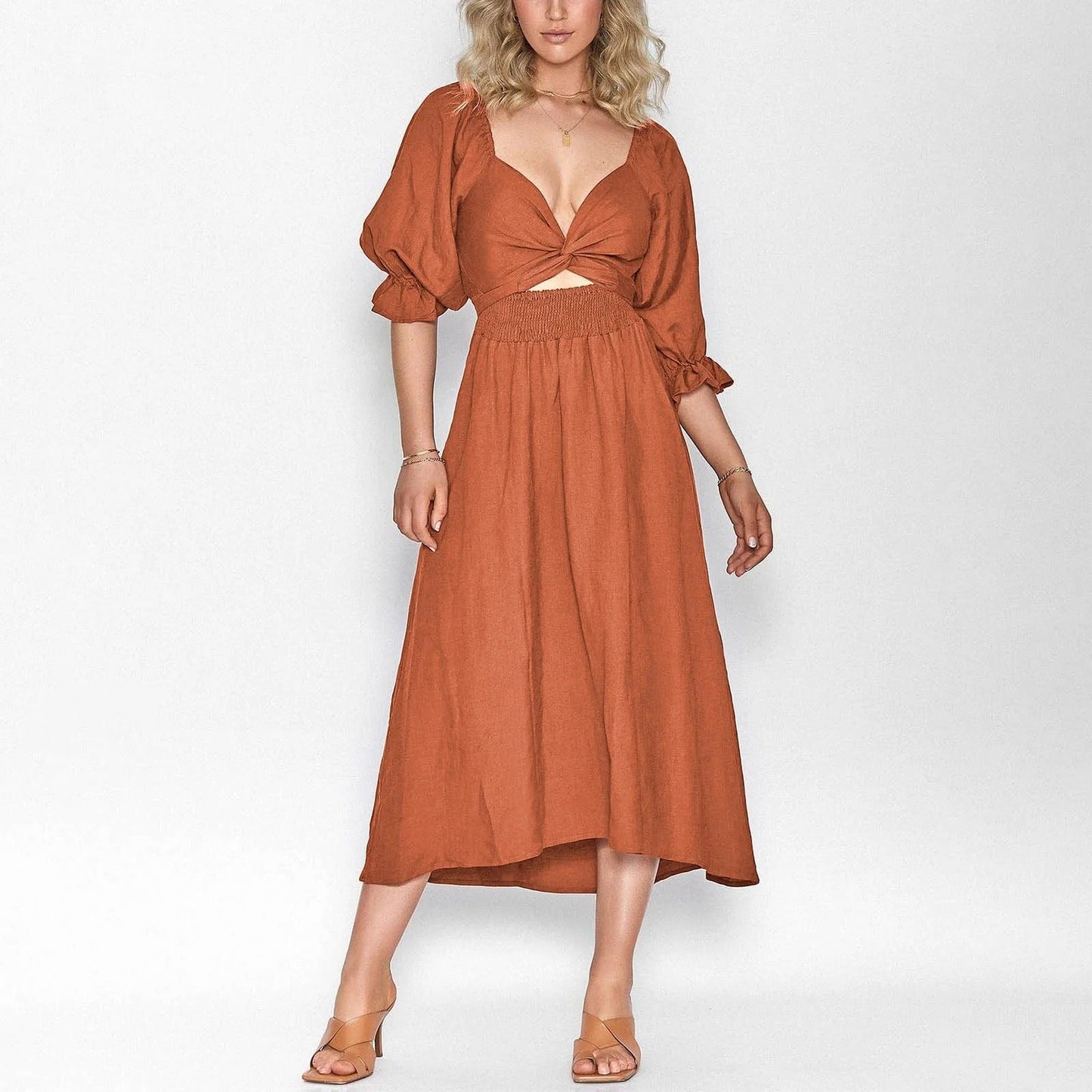 Elegant Dress - Chic/Elegant - Lightweight - Ideal for Summer