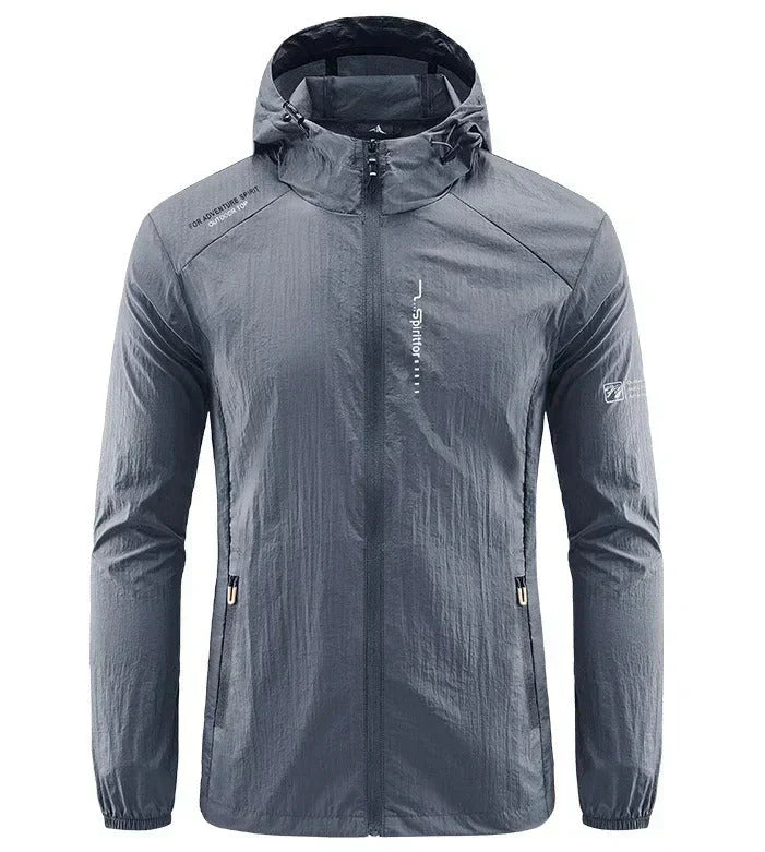 Ivyshape | Ultra-light Wind and Sun Protective Hooded Summer Jacket Men