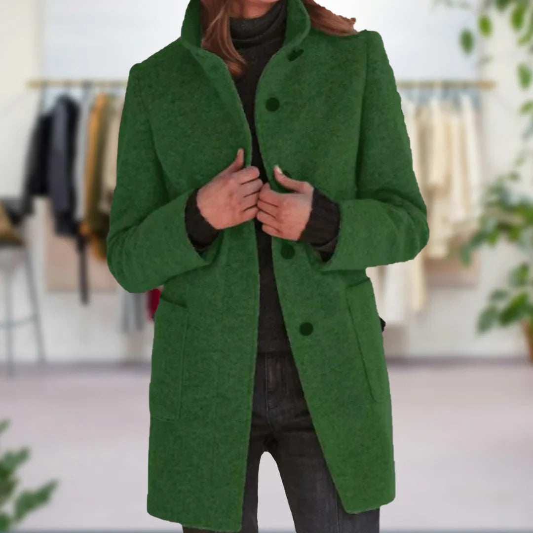 Ivyshape | Wool Blend Coat