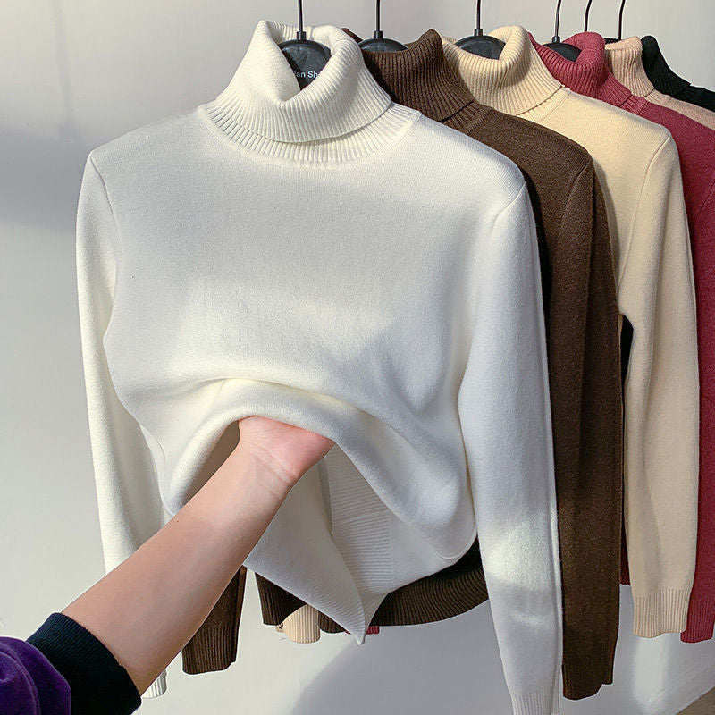 Ivyshape | Warm Turtleneck Pullover