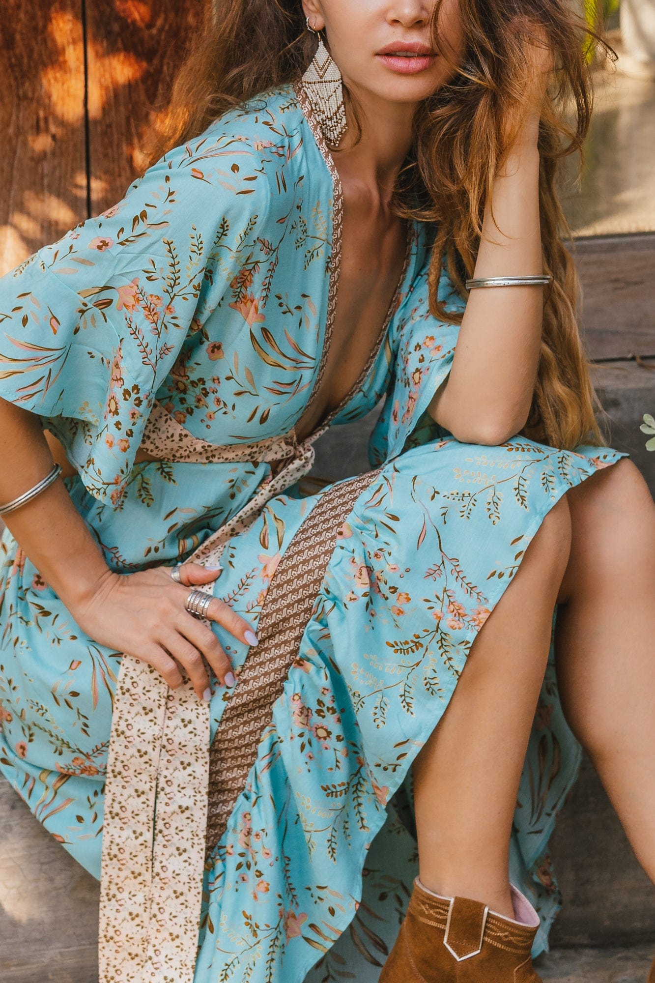 Ivyshape | Women's Chic Boho Dress Summer