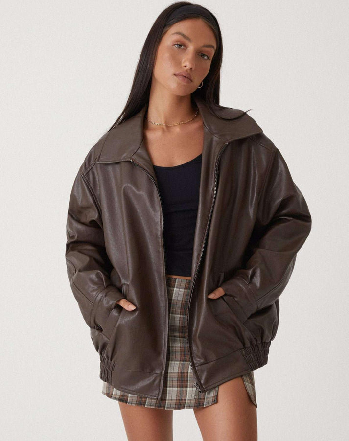 Over-sized, loose women's jacket
