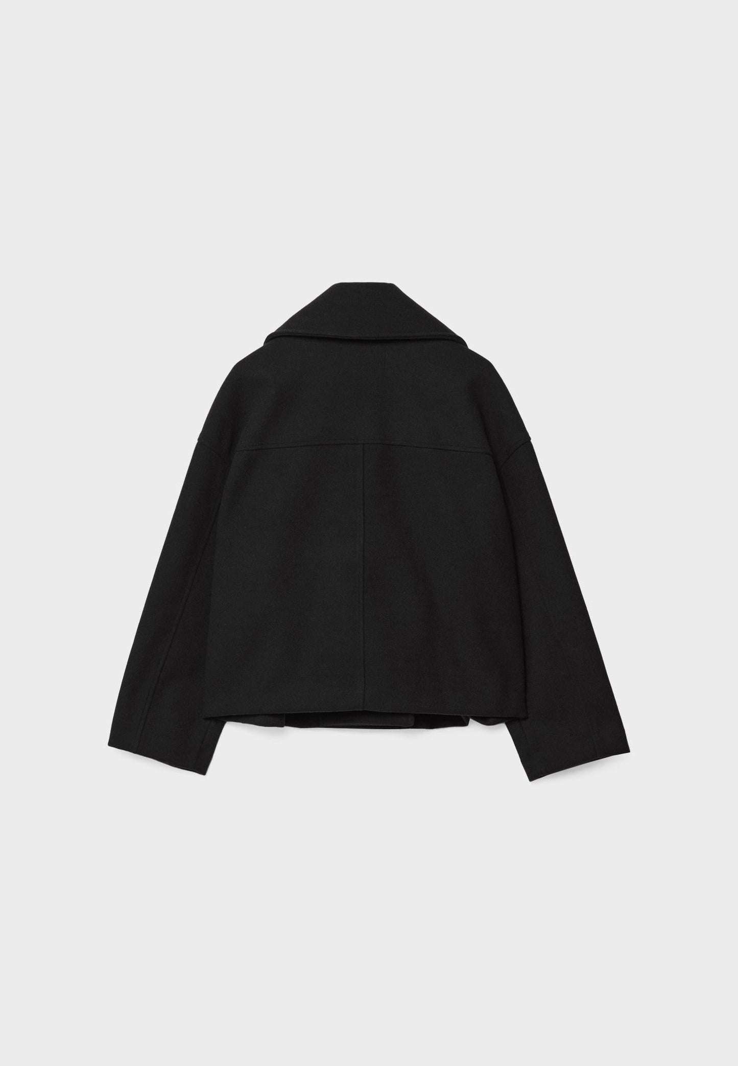 Ivyshape | Short Double-Breasted Coat