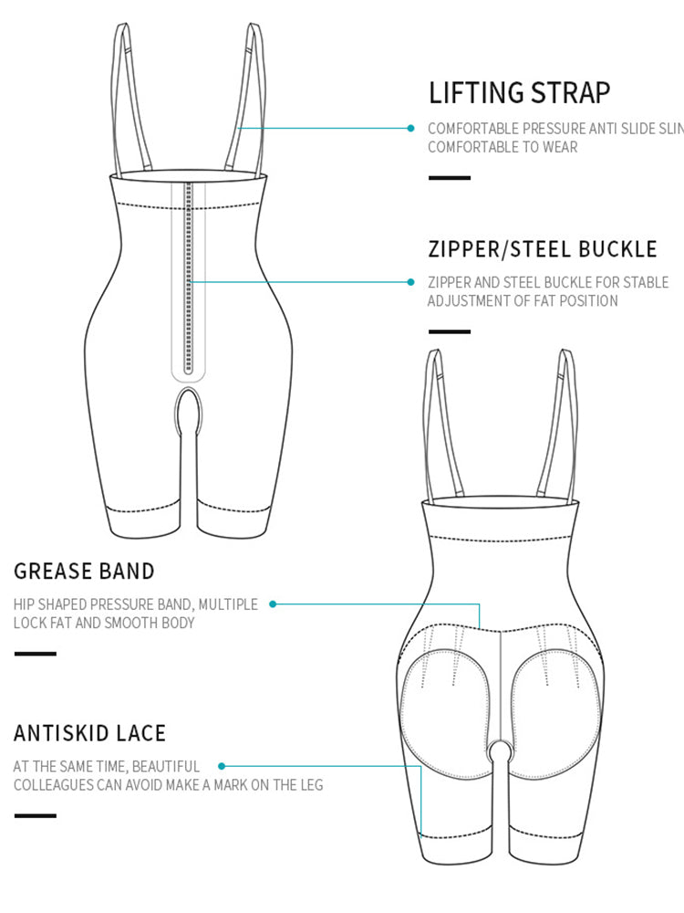 Butt Lifter Hip Enhancer Pads Shapewear Tummy Control Body Shapewear