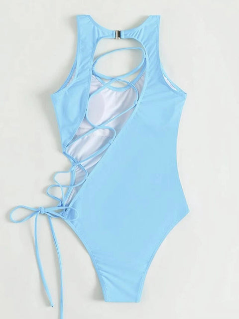 Sexy Bandage One Piece Swimsuit Strappy Swimwear