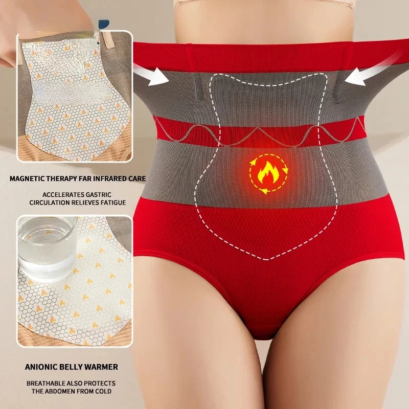Seamless High Waist Tummy Control Panties for Women